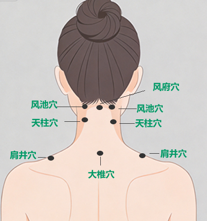 颈椎穴位图